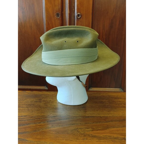Australian ROYAL ARMY bush hat Vietnam Electrical & Mechanical 1976 53cm EC-Fine - Picture 6 of 8